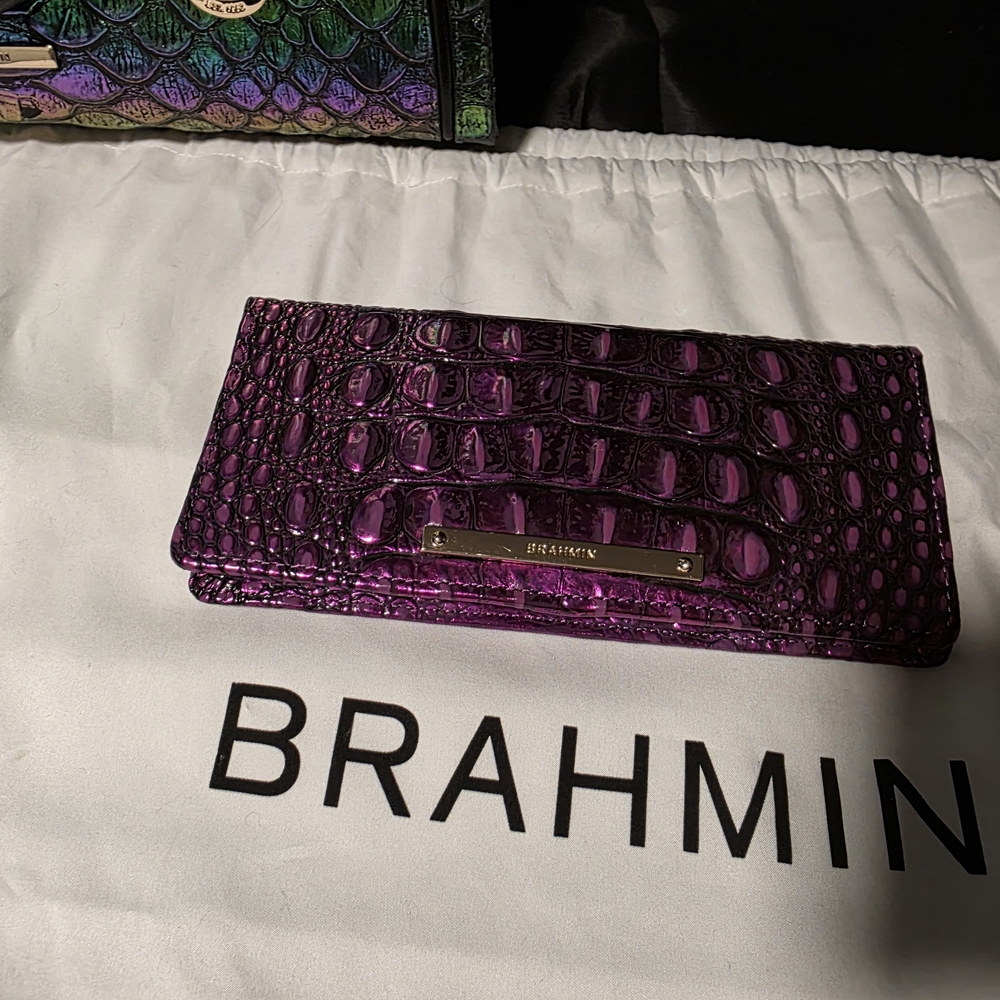 Brahmin Chameleon Tote Bag And Wallet - Picture 5 of 11